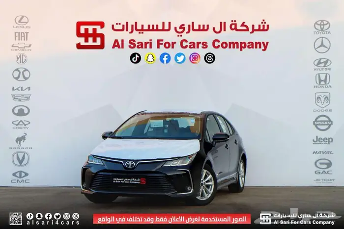 تويوتا كورلا XLI جنوط محرك 2.0 2025 اقساط بنوك وشركات 21