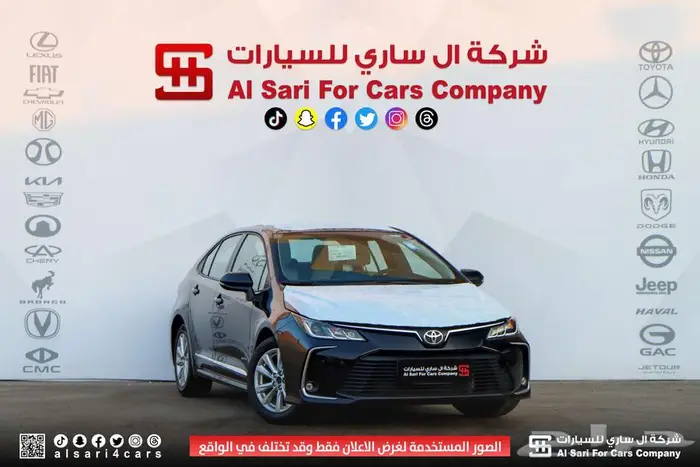 تويوتا كورلا XLI جنوط محرك 2.0 2025 اقساط بنوك وشركات 23