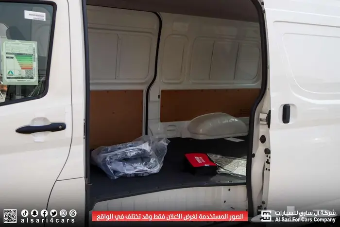 تويوتا فان بضاعة ديزل أوتوماتيك باب مفصلي اقساط بنوك وشركات 15