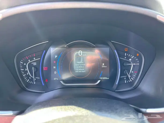هونداي سنتافي ديزل 2019 بطاقة جمركية وان مليون استيراد 36