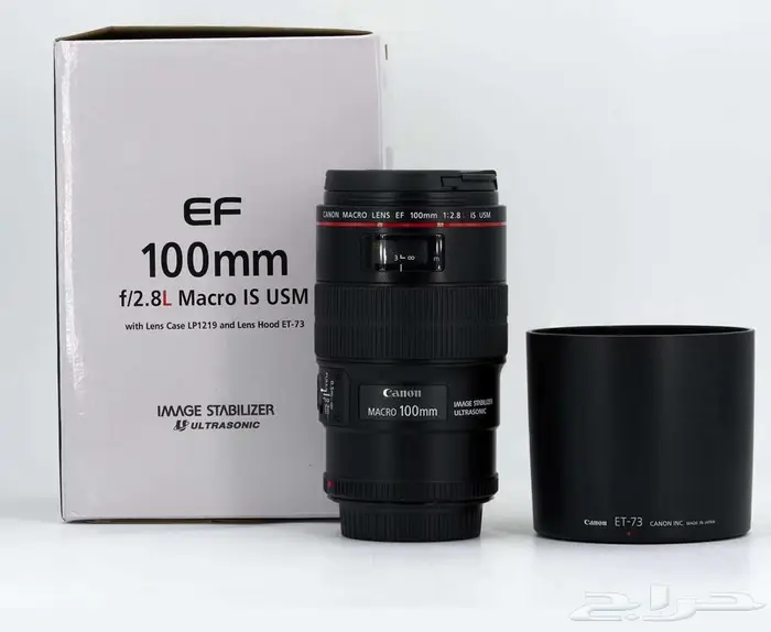 عدسة كانون الماكرو Canon EF 100mm f 2.8 L جديدة 1