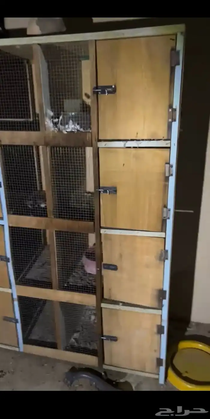 محكر حمام خشب نظيف 8 خانات ما فيه اي عيوب 3