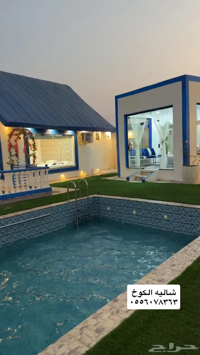 شاليه الكوخ الدرب كبري رجال المع طريق الفطيحه 0