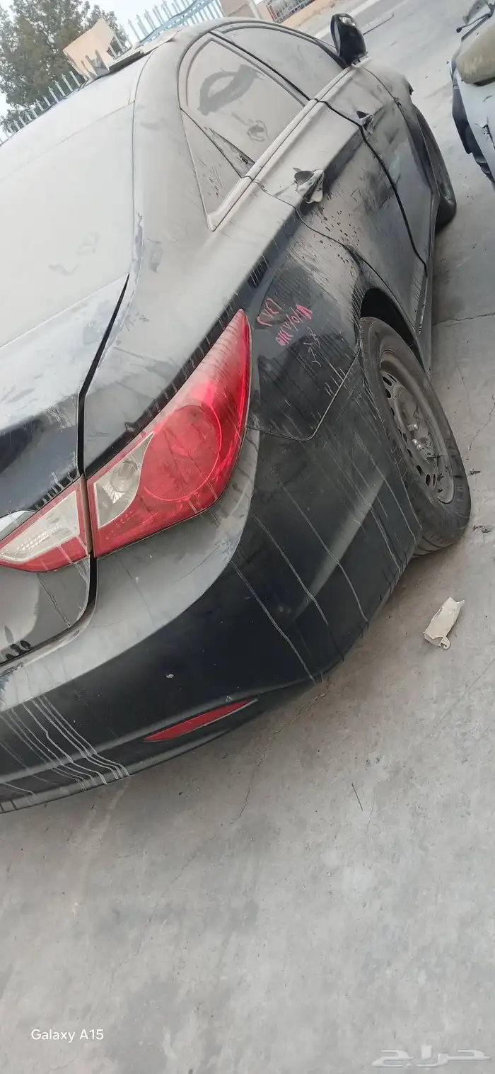 هونداي سوناتا تشليح قطع غيار فقط مكينه قير شرط موديل 2013 1