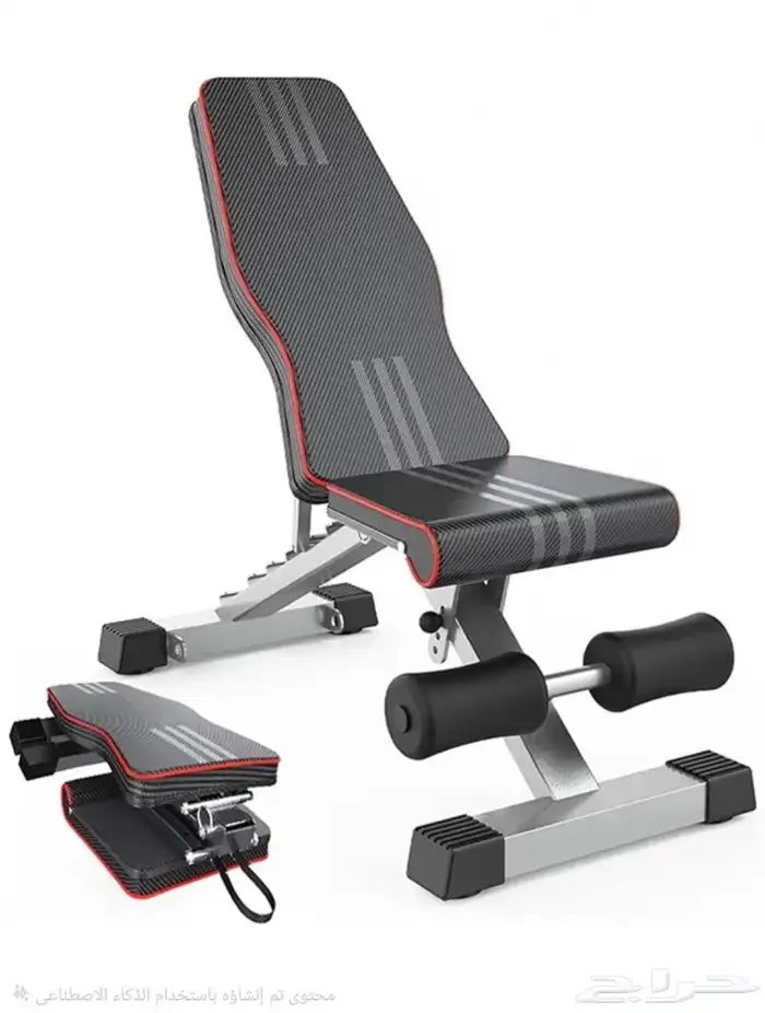 مقعد رياضي للتمارين الرياضية وحمل الاثقال متحرك بزوايا 0