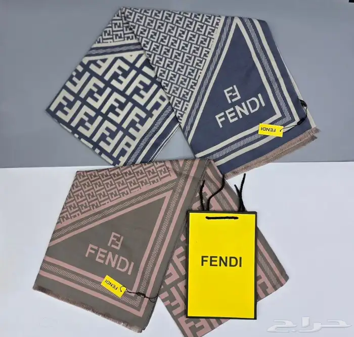 شالات ماستر كواليتي شنيل  بربري  لويس فيتون  فندي  هرمز 15