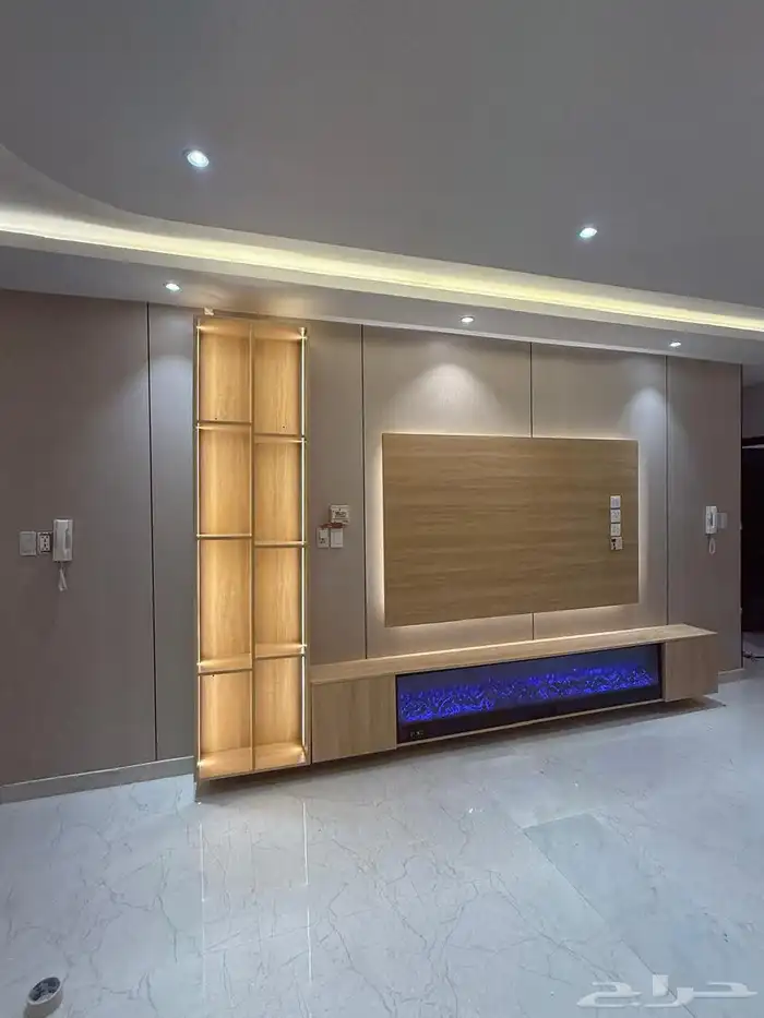 مرايات ارفف طاولات ديكورات شيبورد ديكور صاله رف معلق 6