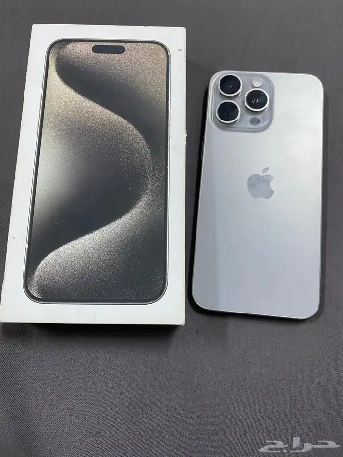 آيفون 15 برو ماكس القيقا 256 عدد دورات 741 11