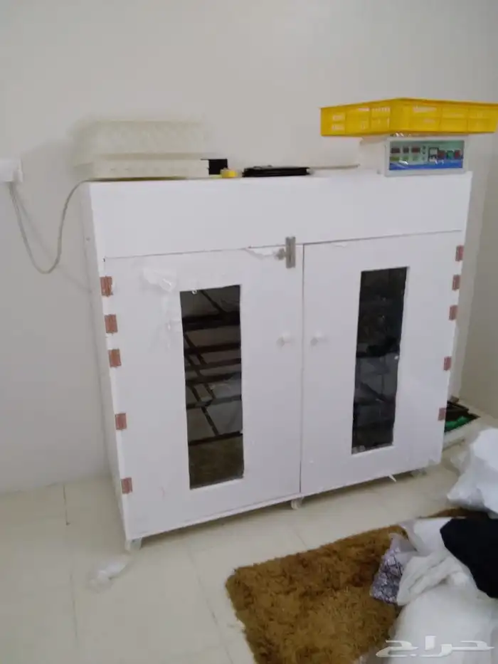 فقاسه فل اوتوماتيك تشيل 1320 بيضه شبه الجديده استخدام اقل م. 1