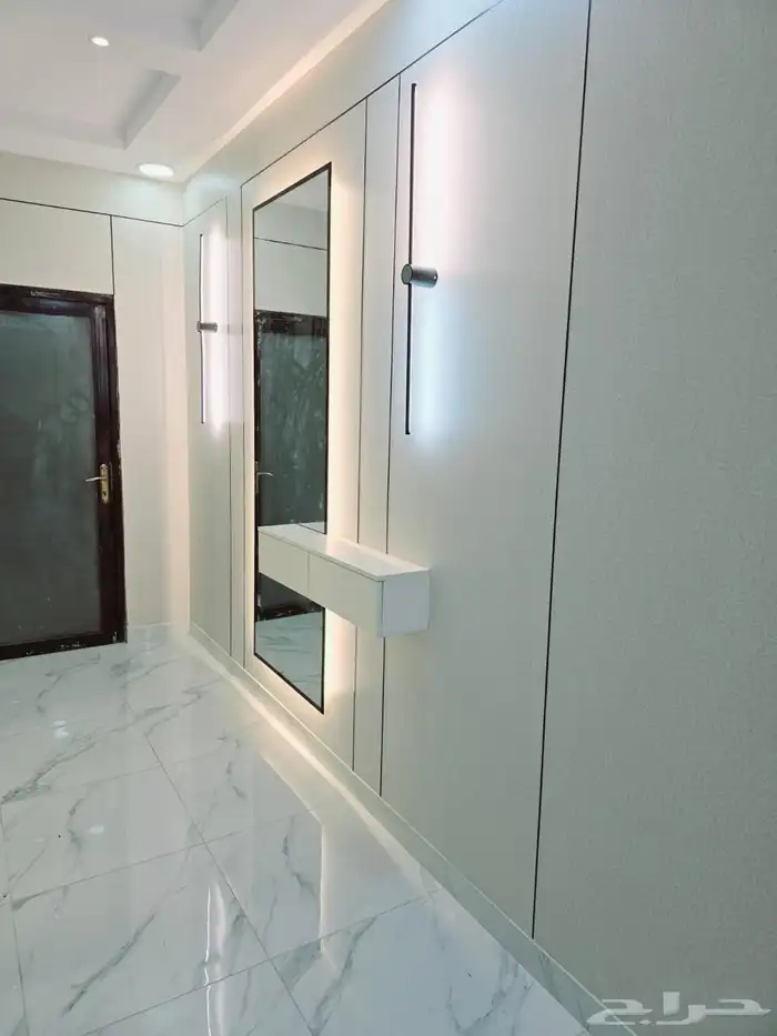 مرايات ارفف طاولات ديكورات شيبورد ديكور صاله رف معلق 4