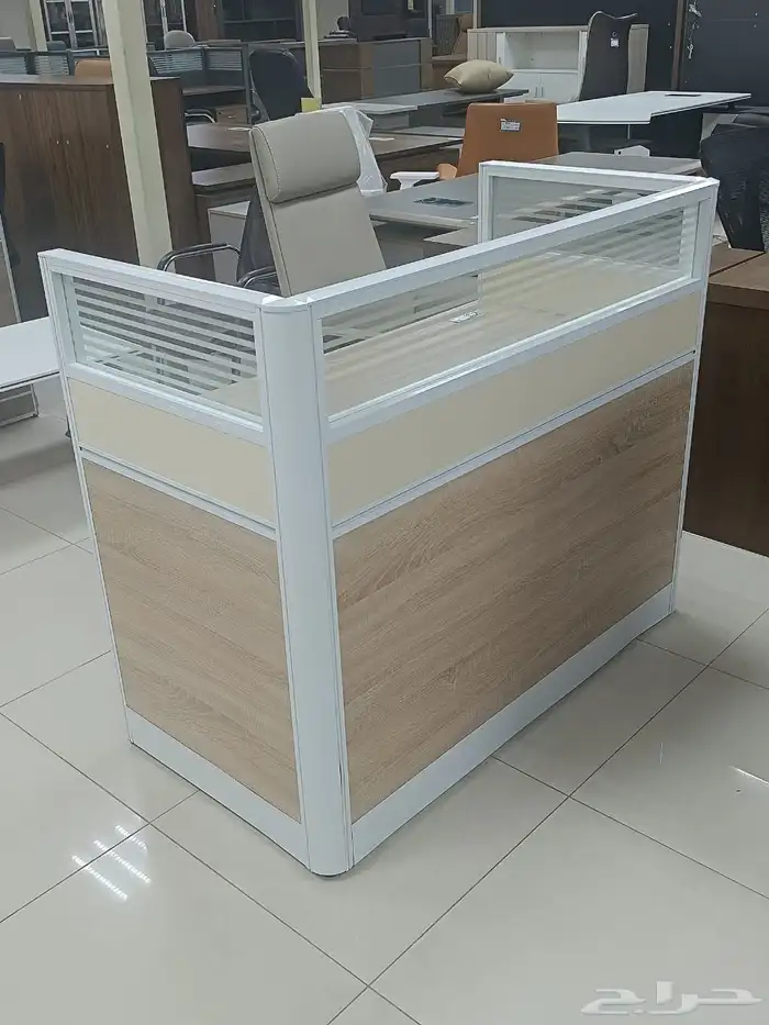 وحدة عمل مكتبي مقاس 120سم مع ادراج 2