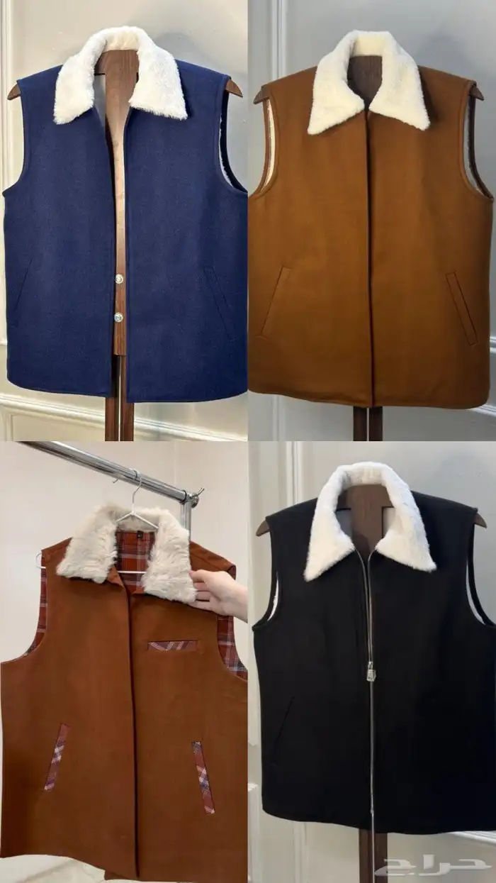 سدريات فروات رجالي نسائي اطفال قماش جوخ ملكي 3