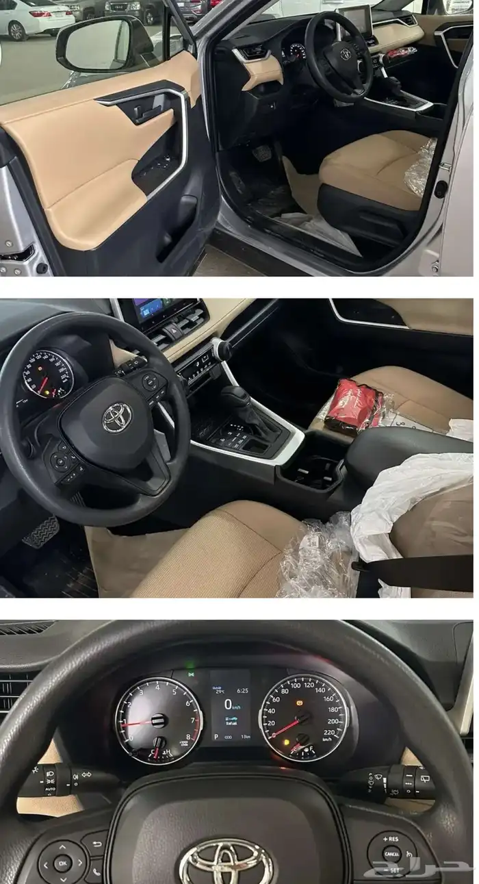 تويوتا راف فور EL2025 استاندر دبل فضي بنزين كاش وأقساط 1