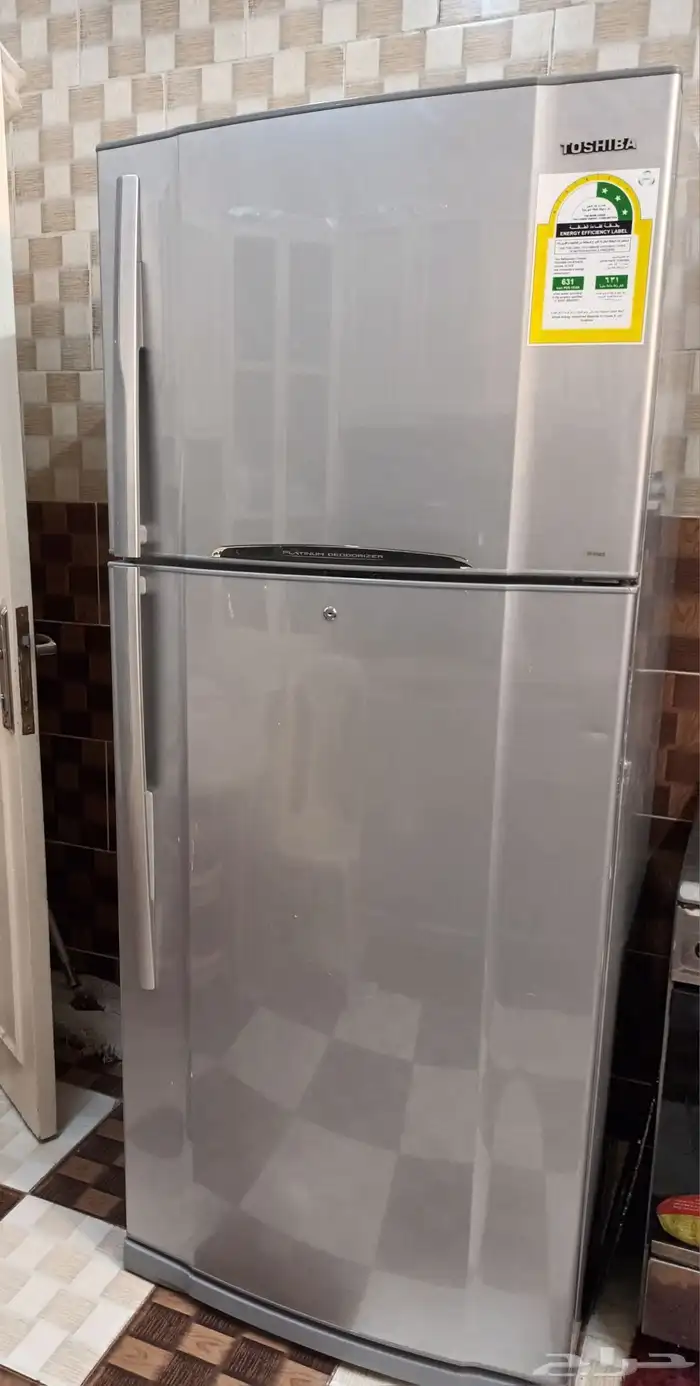 ثلاجه توشيبا شبه جديد 0