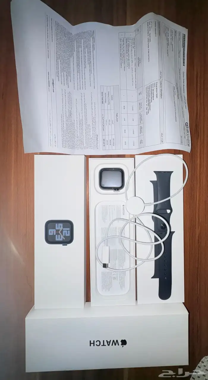 ساعة ابل 40 ساعه انطفاء ساعه . مواصفات اخرا في فاتورة 0