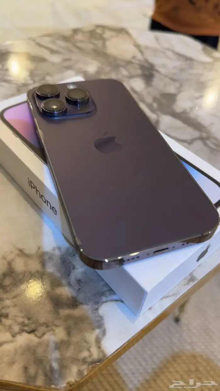 ايفون 14 بور 256 جيجا نظيف جدا  غير مفكوك 6