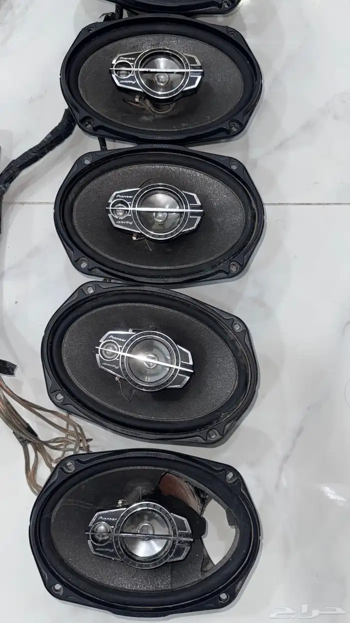 سماعات بايونير مضخم اكاير سستم كامل 4