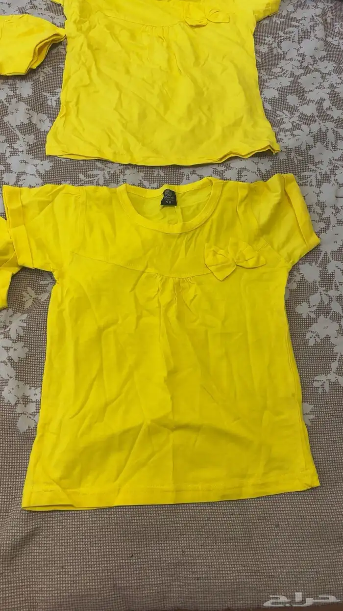 تيشيرتات ابيض واصفر 4