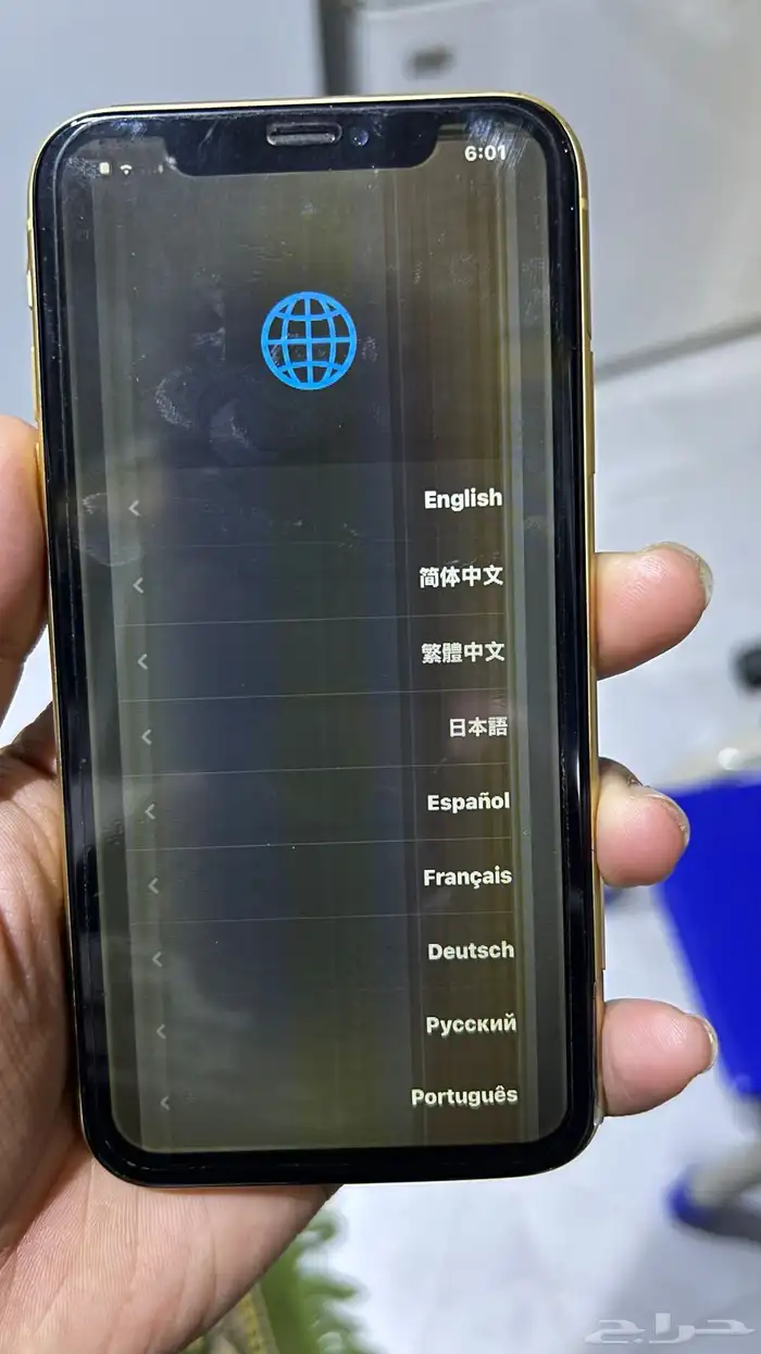 ايفون xr مقفل ايكلاود 6