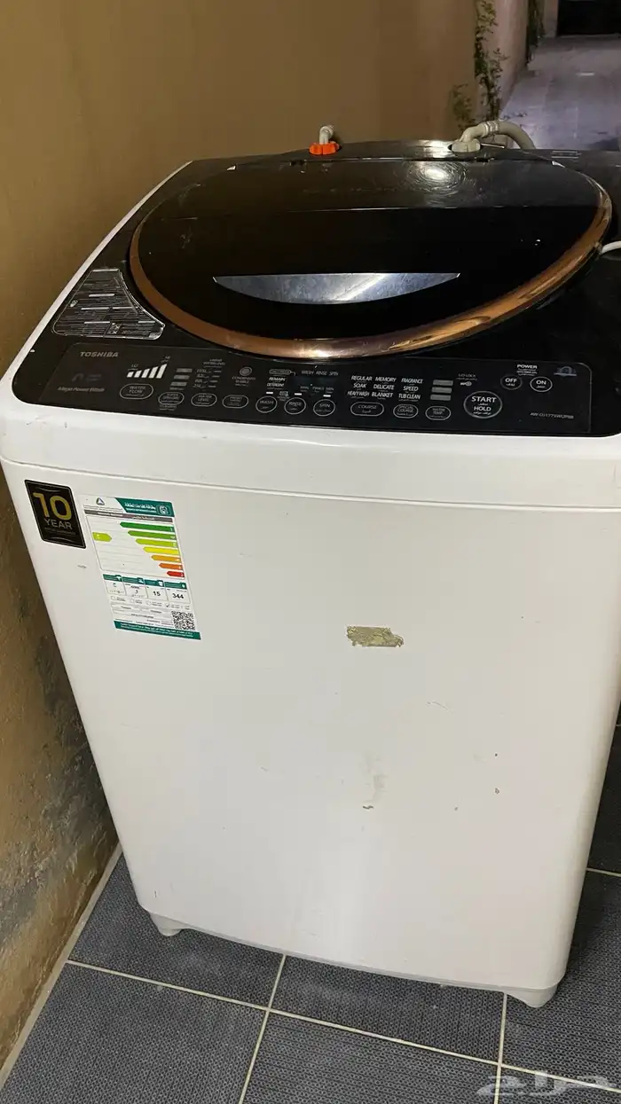 غسالة اوتوماتيك توشيبا 15 كيلو 2