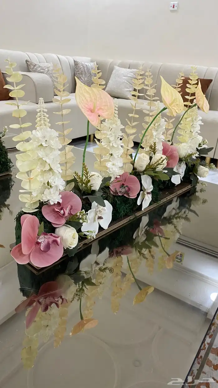 ورد طاولة استقبال 0