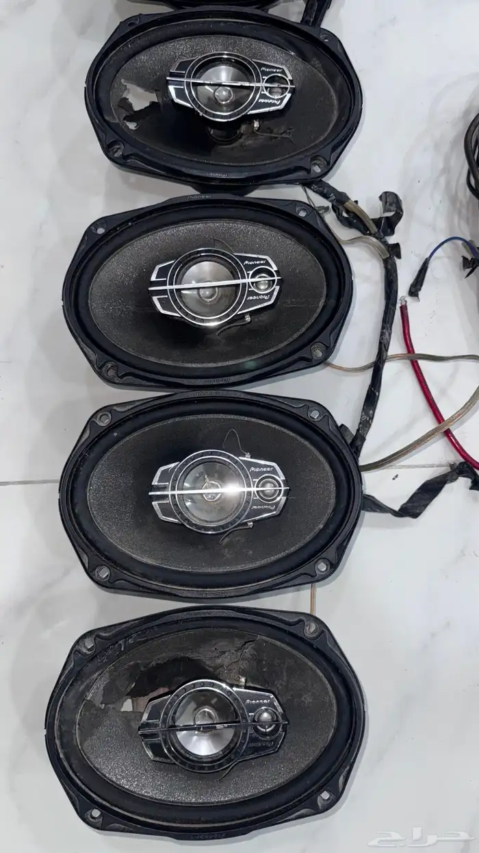 سماعات بايونير مضخم اكاير سستم كامل 5