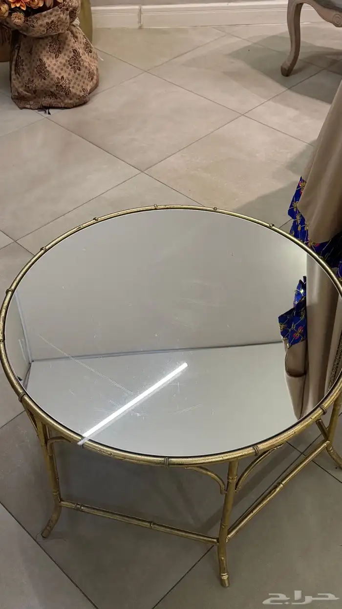 طاولة دائرية للقهوة حجم حلو لمتوسط المجلس 0