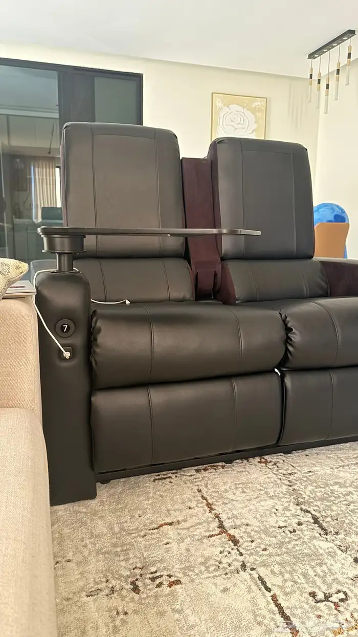 كرسي سينما مزدوج نظيف 0