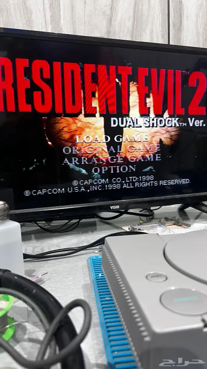 بلايستيشن 1 معدل ببيكوستيشن مع مدخل HD 70