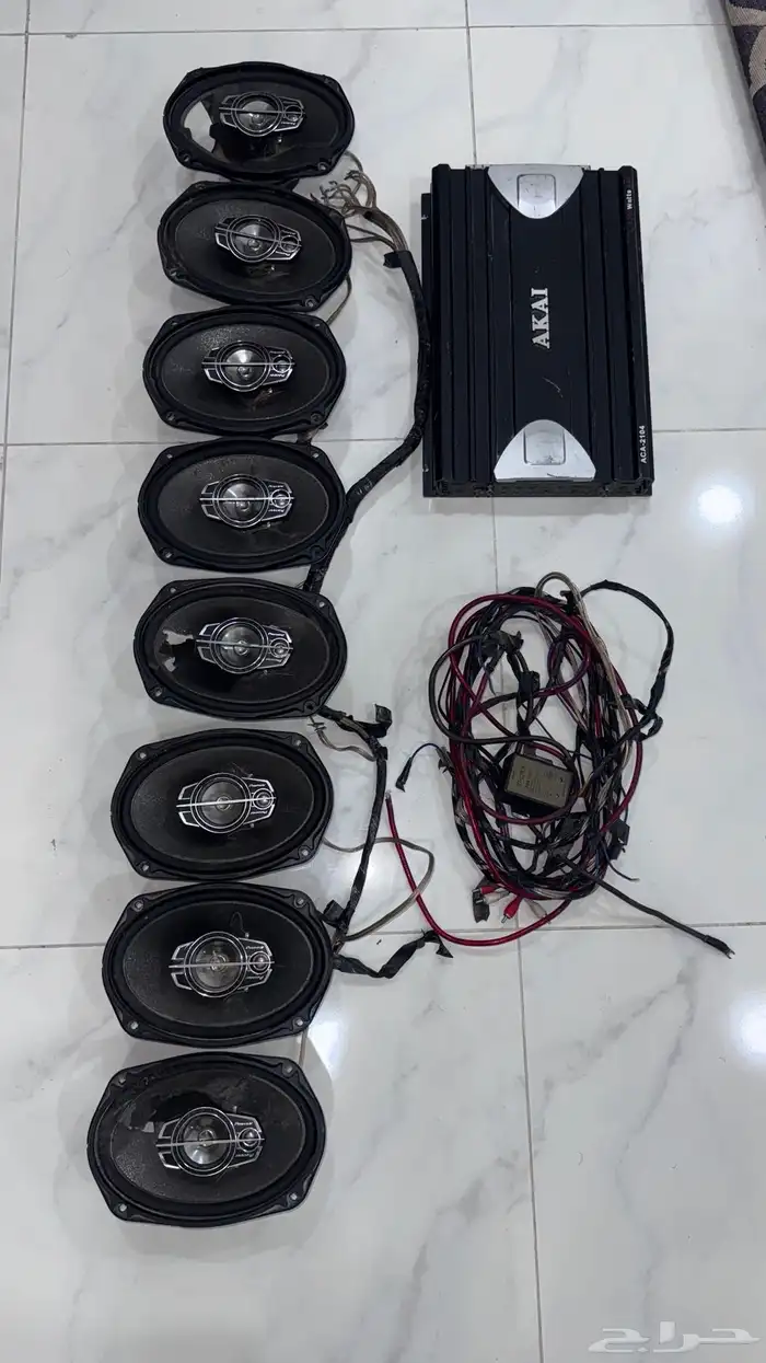 سماعات بايونير مضخم اكاير سستم كامل 1