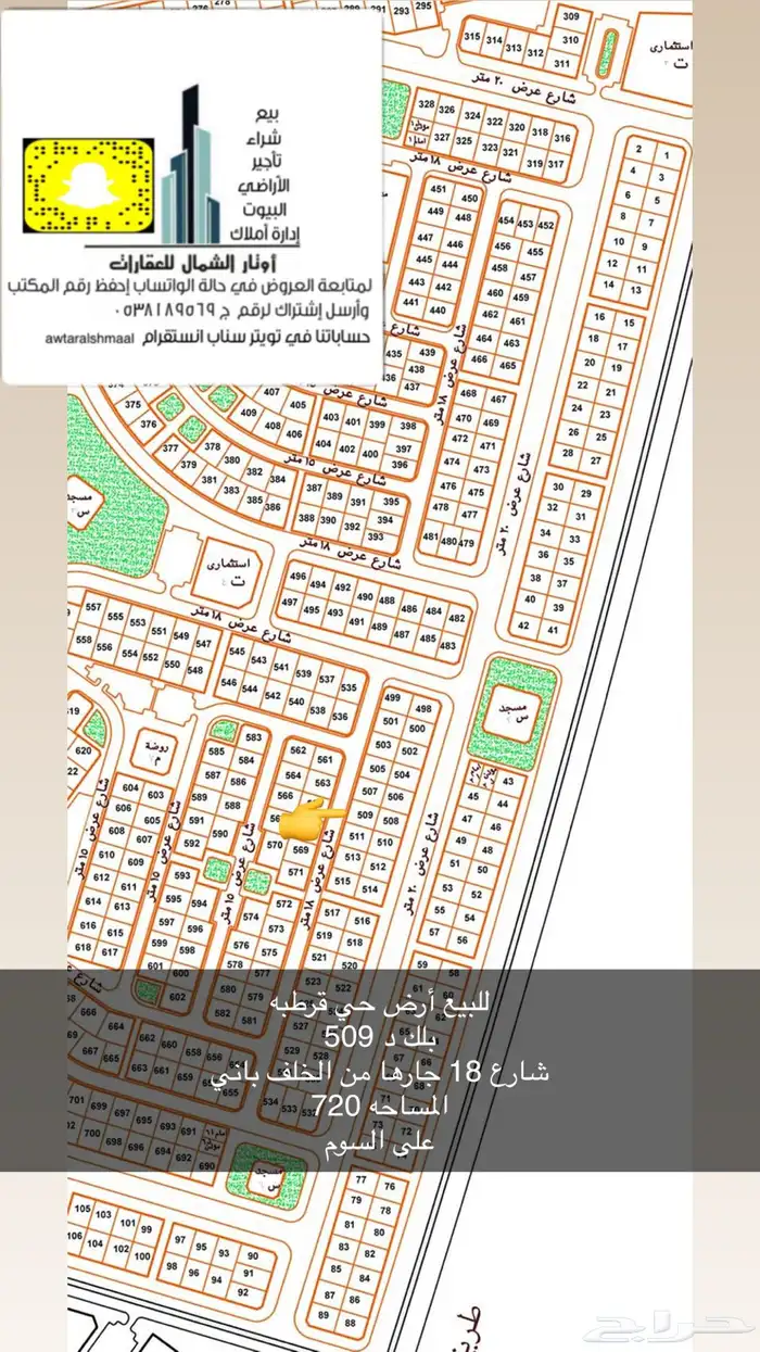 للبيع أراضي 9