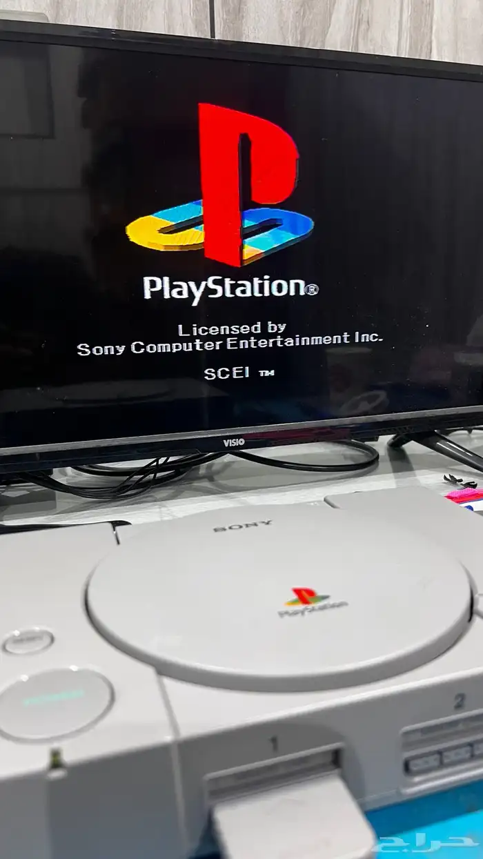 بلايستيشن 1 معدل ببيكوستيشن مع مدخل HD 9