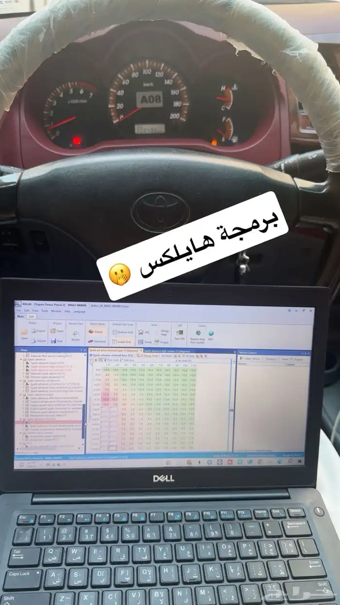 برمجة الفتك 4800 والتويوتا على الداينو 10