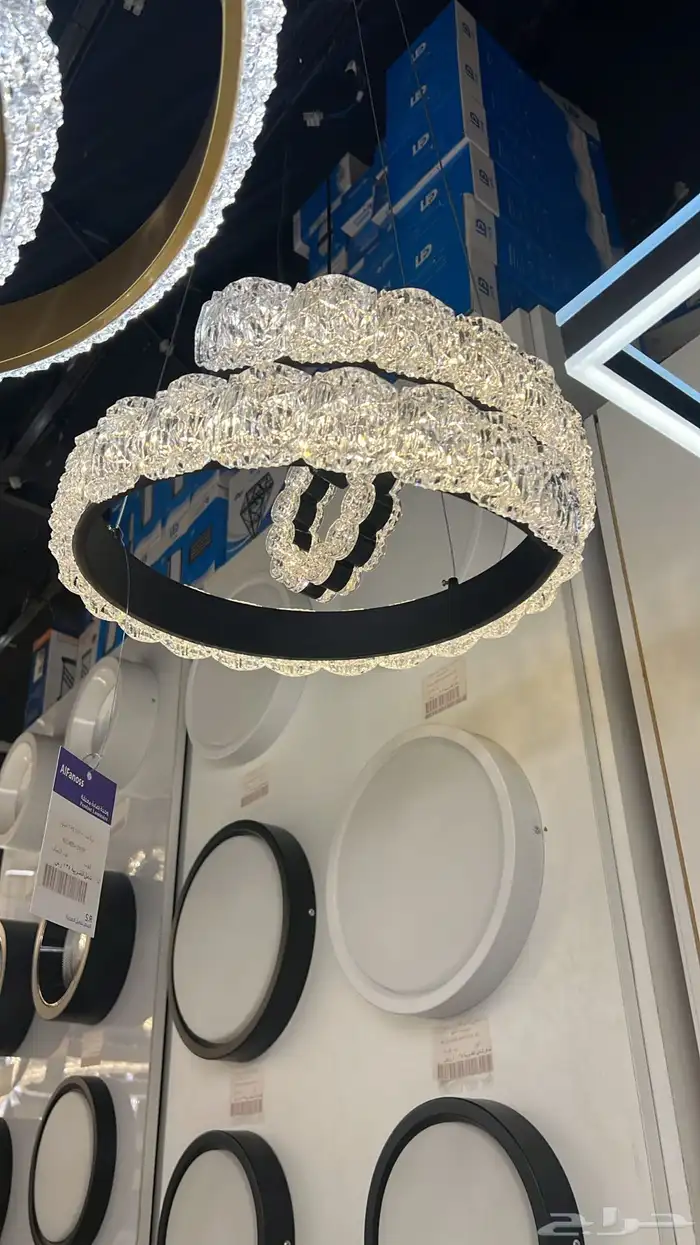 نجف ثريات اباليك 75