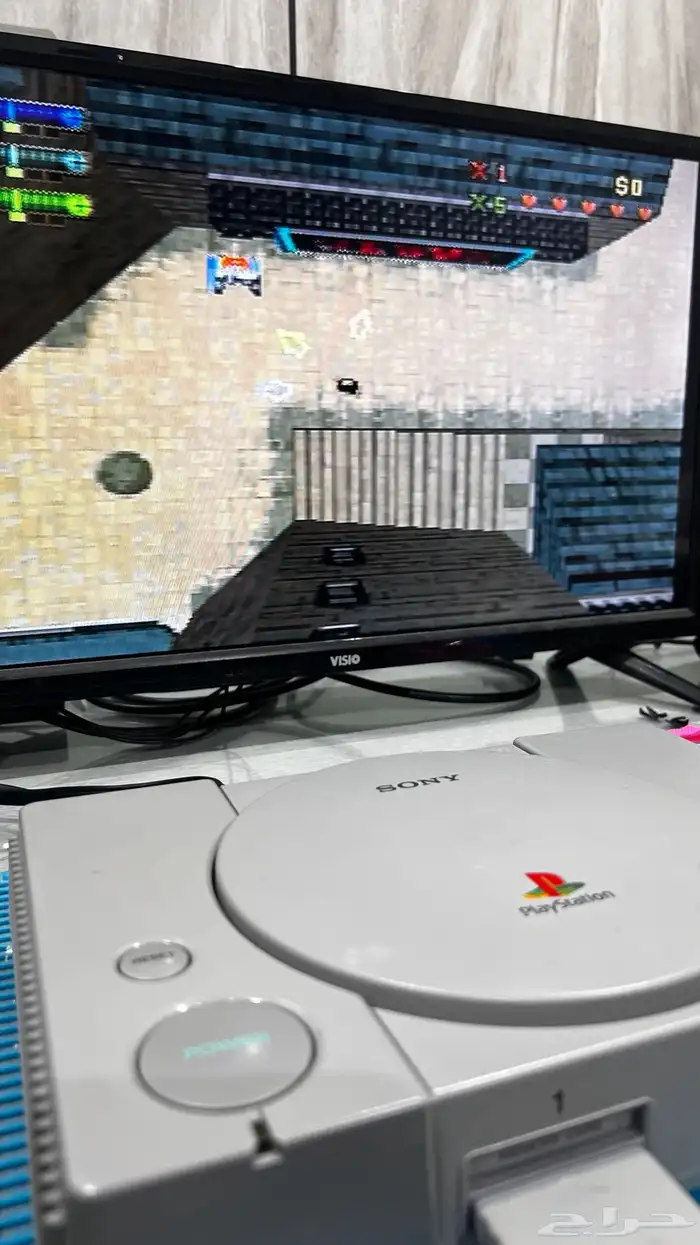 بلايستيشن 1 معدل ببيكوستيشن مع مدخل HD 64