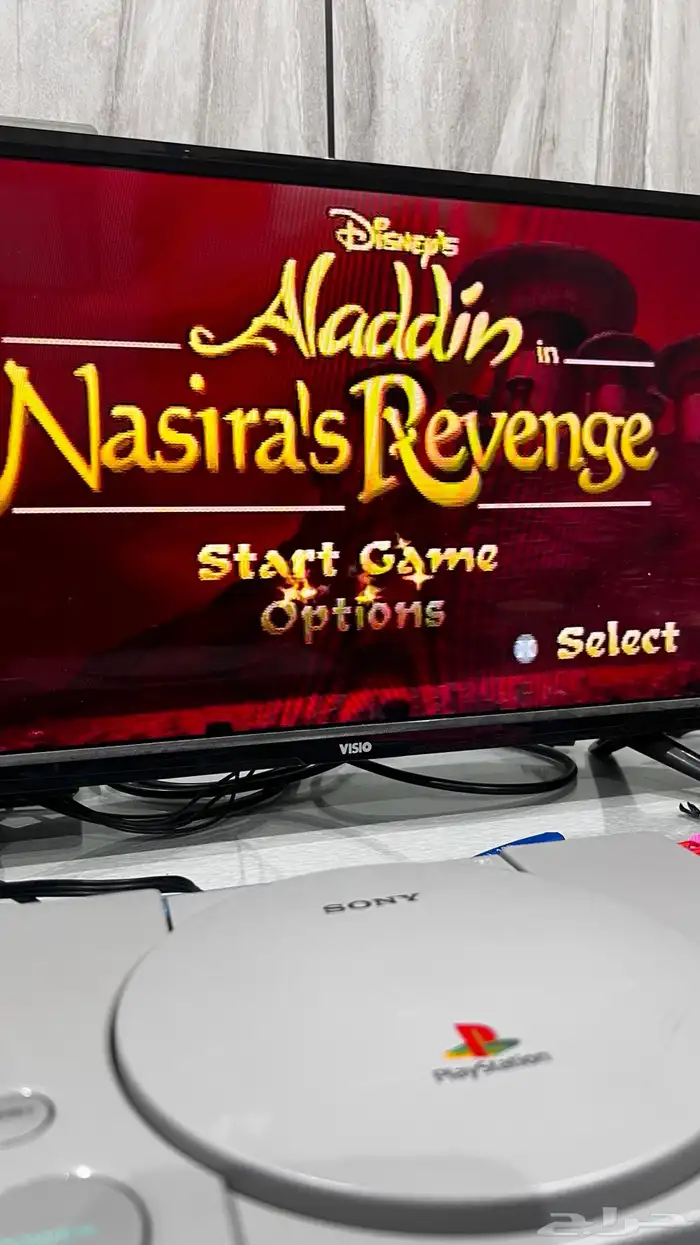 بلايستيشن 1 معدل ببيكوستيشن مع مدخل HD 25