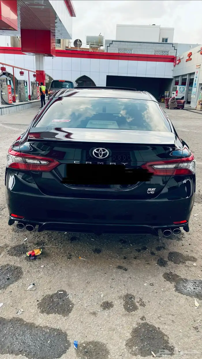 كامري 2021 سبورت اسود 8