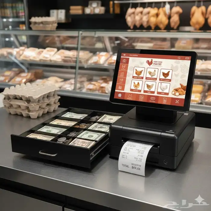 عروووض كاشير لمس لمحلات الدواجن 0