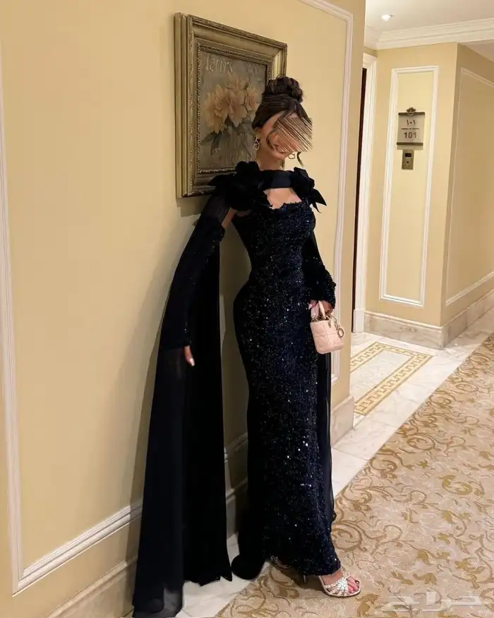 فستان مناسبات شتوي وصيفي نشحن لكافه مدن المملكة 19