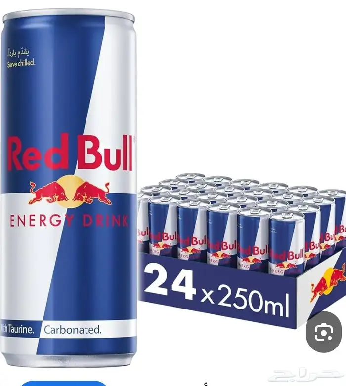 متوفر عندي 5 كراتين ردبول العادي الاصلي تاريخ جديد عربي 1