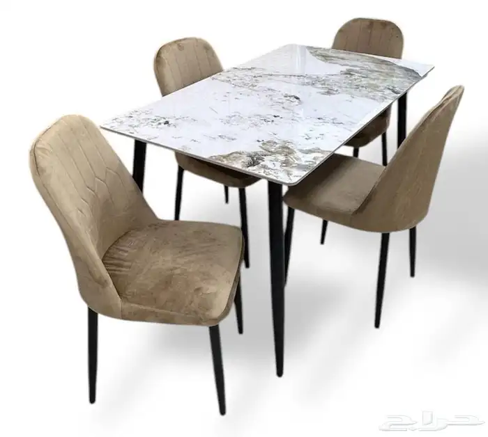 طاولات طعام رخام جودة عالية وقوية تتحمل الاوزان 6