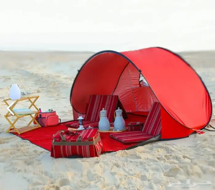خيمة شاطئ مع خصم إضافي والشحن لجميع مناطق المملكة 1