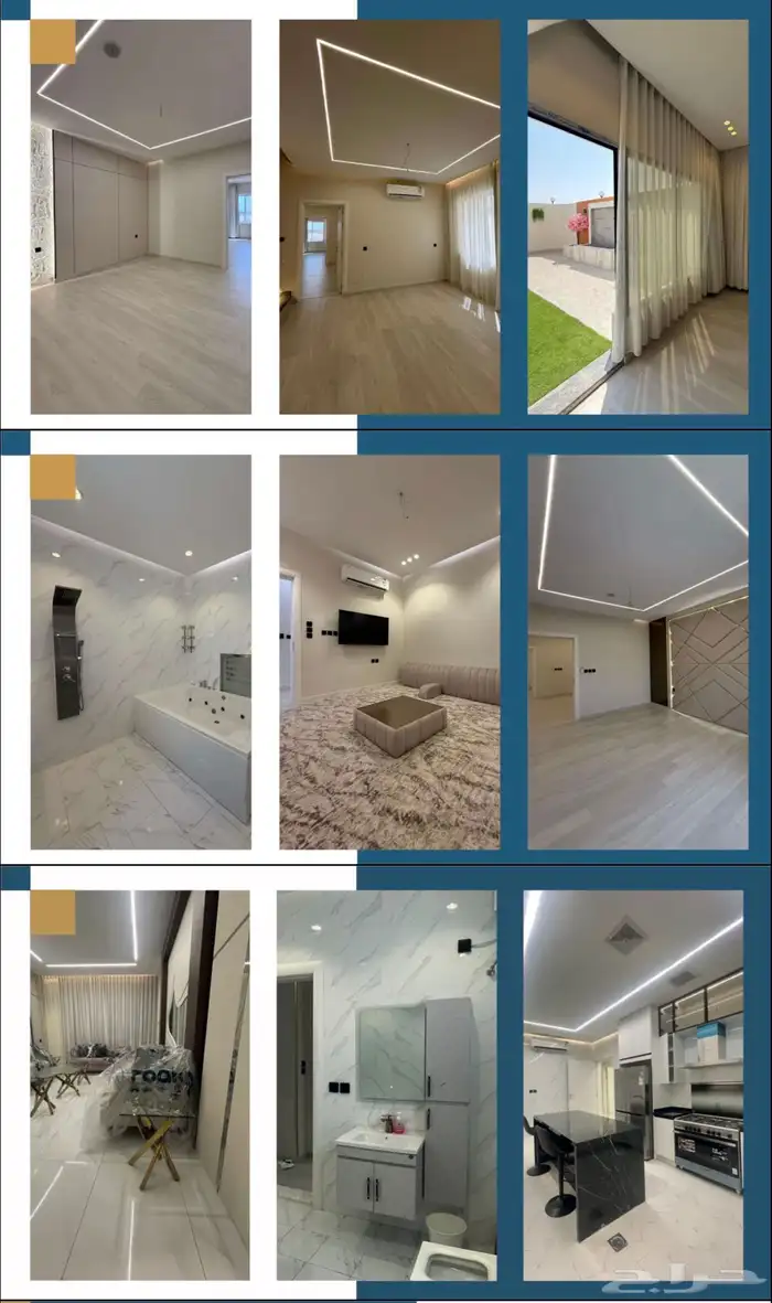 فيلا فاخرة للبيع في حي الواحه مؤثثه 13