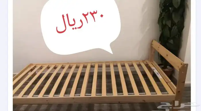 سرير ايكيا نفر شبه جديد 0