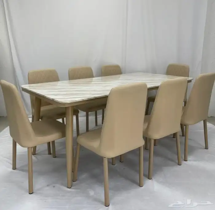 طاولات طعام رخام جودة عالية وقوية تتحمل الاوزان 0