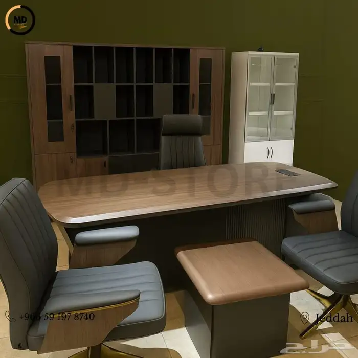 مجموعة مكاتب خشبية كاملة للمكاتب الإدارية 1