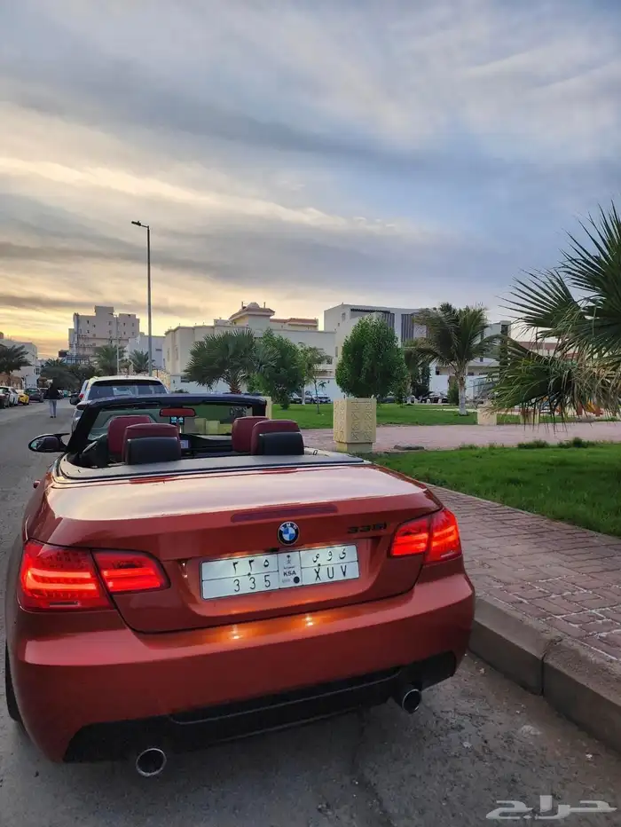 bmw 335i e93 مخزن ولوحة مميزه 1