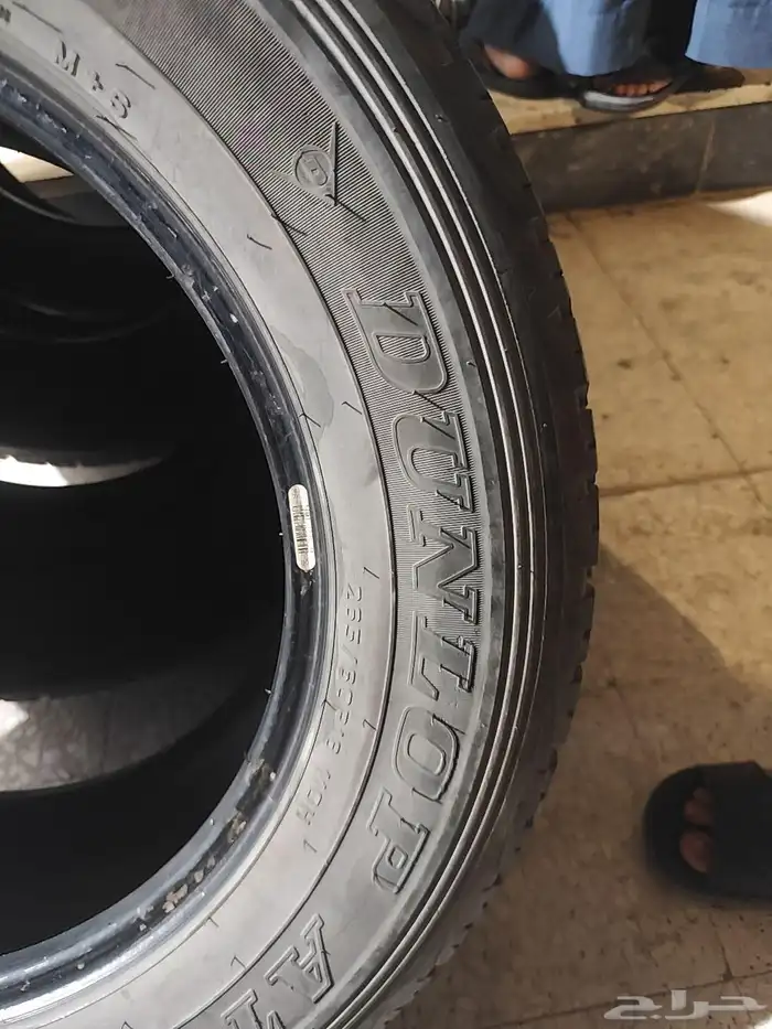 كفرات ايدج اكس بلاور 265 60 18 دانلوب ياباني وكاله 3