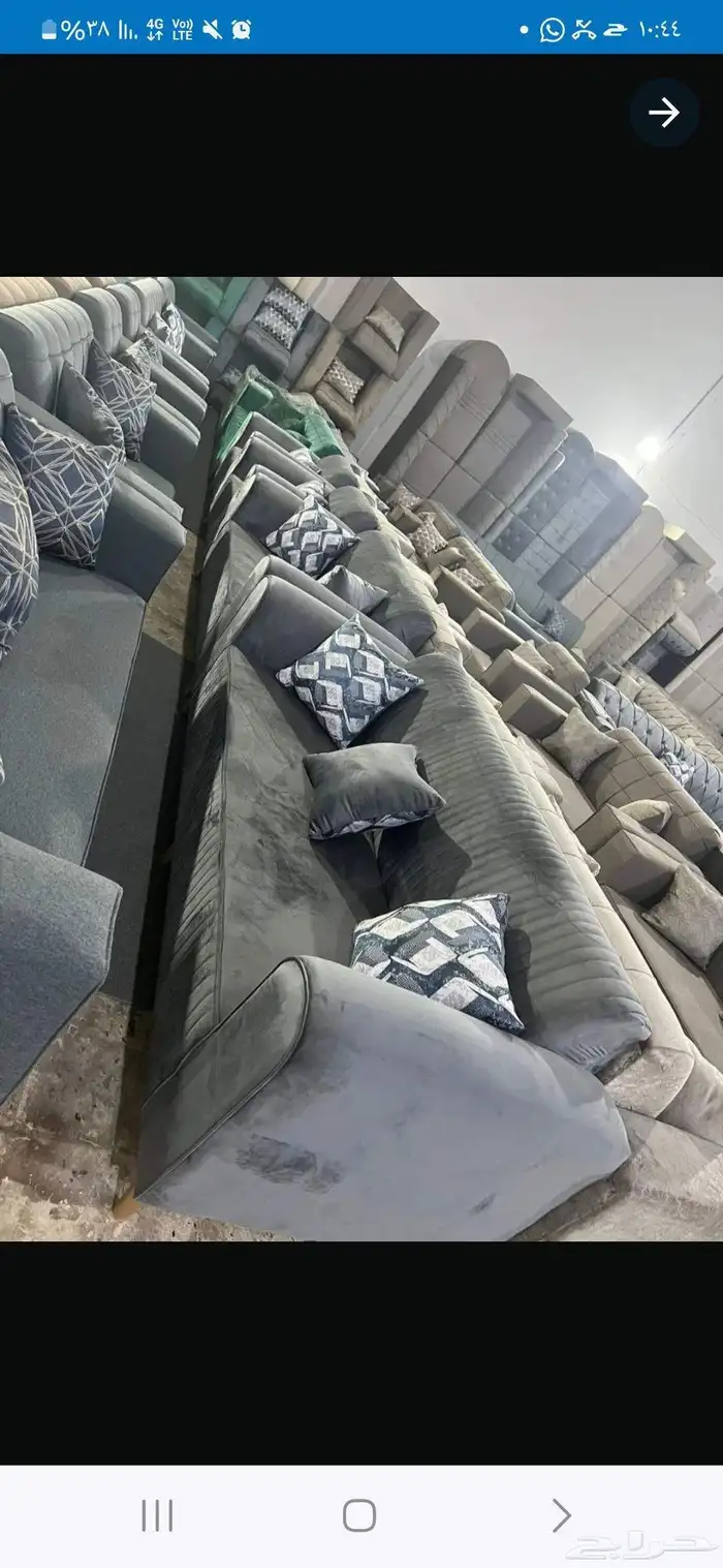 كنب جديد جاهز حرف ال و7نفر 5