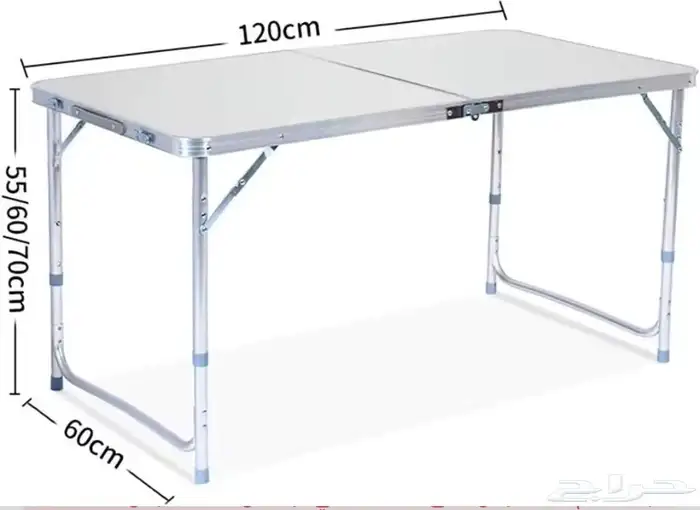 طاولة جديدة قابلة للطي تصلح للبيت للمكتب للتخييم للبيع بمكة 1